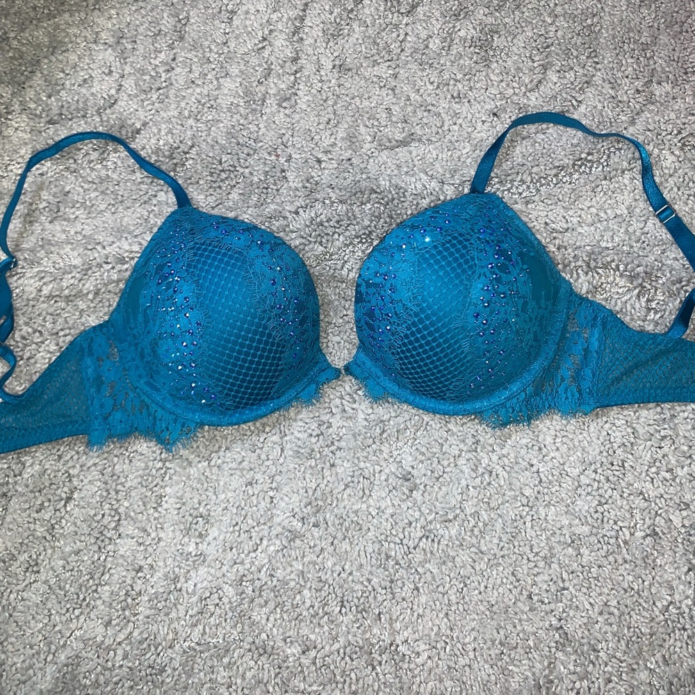 Victoria’s Secret Blue Green Sexy Bombshell Bra